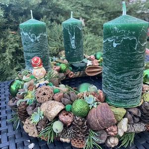 Adventi koszorú - karácsony - adventi díszek - adventi koszorú - Meska.hu