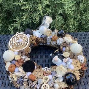 Adventi ajtódísz - karácsony - adventi díszek - adventi ajtódísz - Meska.hu