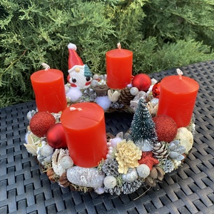 Adventi koszorú - karácsony - adventi díszek - adventi asztaldísz - Meska.hu