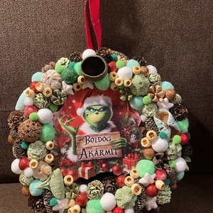 Grincs ajtódísz - Meska.hu