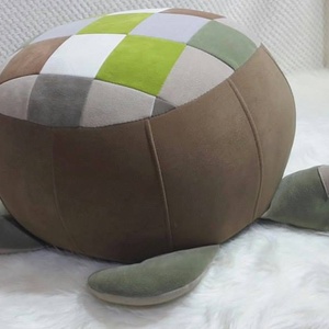 teknős puff   színes  mindenkinek ajánlva - Meska.hu