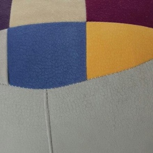 Kerek puff Enoa szövetből -  - Meska.hu