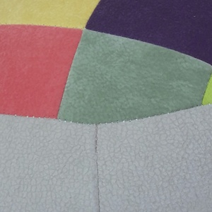 Kerek puff Enoa szövetből -  - Meska.hu