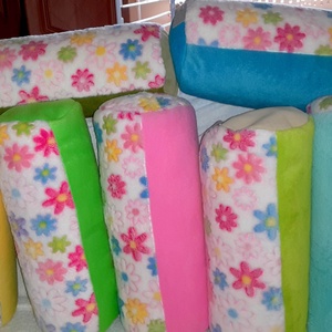 8 féle virágos hengerpárna 2 féle töltéssel -  - Meska.hu