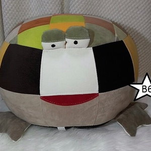 Leveli béka 6.) Öko tölthető puff Aquaclan szövetből ülőalkalmatosság, lábzsámoly - otthon & életmód - bútor - puff - Meska.hu