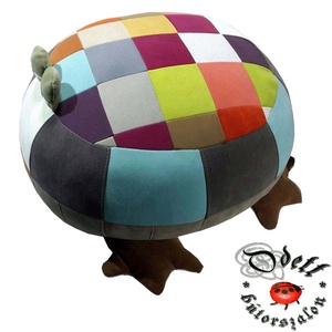 Leveli béka 6.) Öko tölthető puff Aquaclan szövetből ülőalkalmatosság, lábzsámoly - Meska.hu