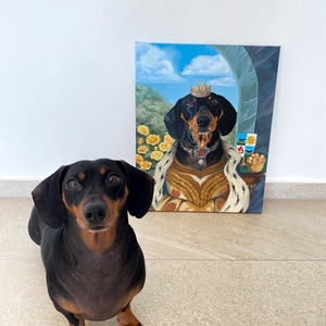 Kisállat portréfestmény rendelésre -  - Meska.hu