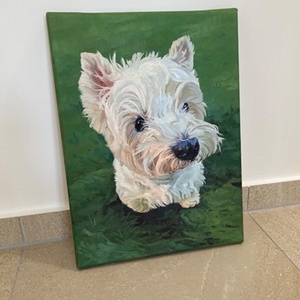 Kisállat portréfestmény rendelésre -  - Meska.hu