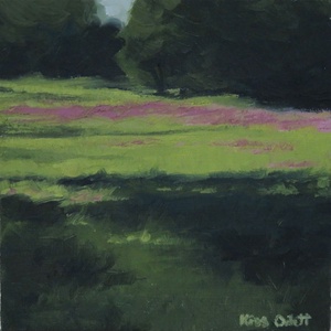 Mezei zsálya rét (olajfestmény), Művészet, Festmény, Olajfestmény, Festészet, MESKA