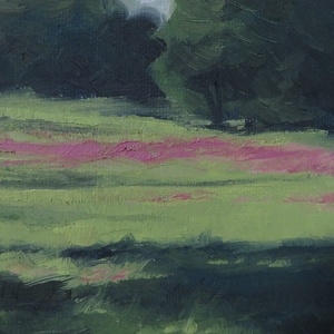 Mezei zsálya rét (olajfestmény) - művészet - festmény - olajfestmény - Meska.hu