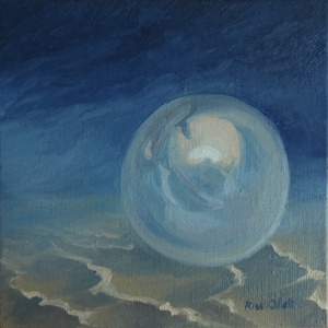 A mélyben, Művészet, Festmény, Olajfestmény, Festészet, MESKA