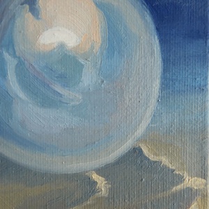 A mélyben - művészet - festmény - olajfestmény - Meska.hu