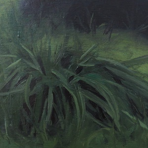 Fekete macska - művészet - festmény - olajfestmény - Meska.hu