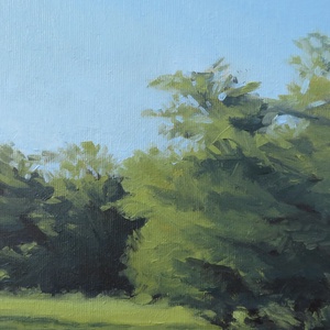 Mezei zsálya rét Földszigeten - művészet - festmény - olajfestmény - Meska.hu