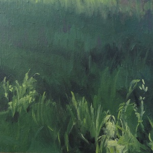 Mezei zsálya rét Földszigeten - művészet - festmény - olajfestmény - Meska.hu