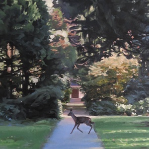 Őz a botanikus kertben - Meska.hu