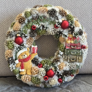 Macis adventi szett �� - karácsony - adventi díszek - adventi ajtódísz - Meska.hu