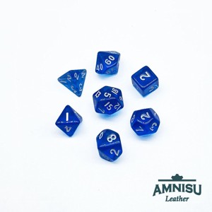 Kék áttetsző mini műanyag kockaszett, Játék & Sport, Szerepjáték, , MESKA