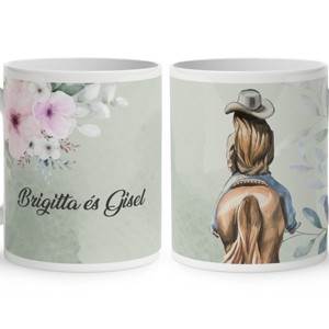 Kérd a neveddel - A lovam és én mintás bögre, Otthon & Életmód, Konyhafelszerelés, tálalás, Tálalás, Bögre & Csésze, , MESKA