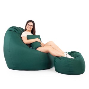 Zöld ALL IN Kültéri XXL Babzsákfotel Garnitúra, , , MESKA