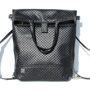 SuziartBag Fekete pöttyös 2in1 hátizsák, Táska & Tok, Kézitáska & válltáska, Válltáska, , MESKA