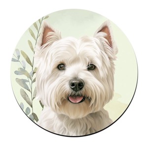Westie portré mintás bögre alátét, , , MESKA