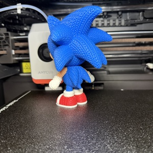 Sonic, a sündisznó � Egyedi, kötött stílusú gyűjtői figura (12,5 cm) -  - Meska.hu