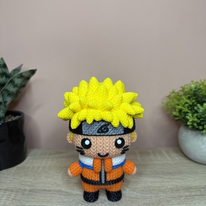 Naruto Uzumaki � Egyedi, kötött stílusú anime figura (16 cm), Játék & Sport, Plüssállat & Játékfigura, , MESKA
