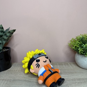 Naruto Uzumaki � Egyedi, kötött stílusú anime figura (16 cm) - játék & sport - plüssállat & játékfigura - Meska.hu