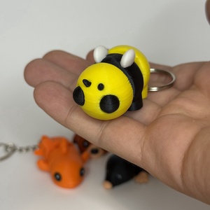 Zümi Mozgó Méhecske � 3D Nyomtatott Artikulált Kulcstartó - táska & tok - kulcstartó & táskadísz - kulcstartó - Meska.hu