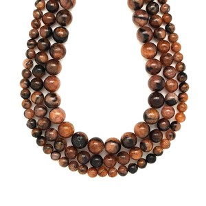 Kiasztolit golyó 8-9mm  ékszerkészítő alapanyag (füzér), Kellékek & szerszámok, Ásvány alapanyag, Ásványfüzér, , MESKA