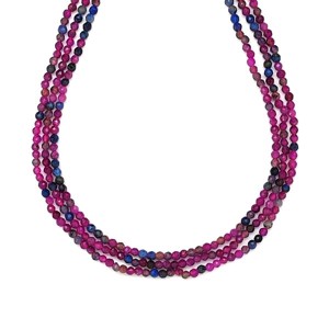 Zafír rubin fazettált golyó 2mm ékszerkészítő alapanyag (füzér), Kellékek & szerszámok, Ásvány alapanyag, Ásványfüzér, , MESKA