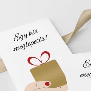 Meglepetés Ajándék Kártya, Kaparós Sorsjegy, Kaparós Szülinapi Kártya, Egyedi Meglepetés Kártya, Ajádnék Kísérő - otthon & életmód - papír, írószer - ajándékozás kellékei - ajándék sorsjegy - Meska.hu