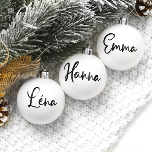Gömb felirattal, Karácsonyi gömb egyedi ajándék, Egyedi ajándék, Karácsonyi gömb felirattal, Karácsonyi dísz ajándéknak - karácsony - karácsonyi lakásdekoráció - karácsonyfadíszek - Meska.hu