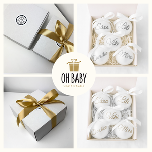 Karácsonyi gömb névre szóló, Karácsonyi gömb egyedi felirattal, Egyedi karácsonyi gömb, Karácsonyi dísz ajándéknak - karácsony - karácsonyi lakásdekoráció - karácsonyfadíszek - Meska.hu