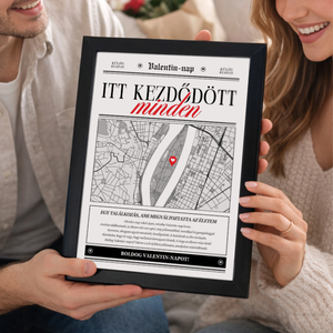 Valentin-napi ajándék, Minden itt kezdődött kép, Ajándék évfordulóra, Ajándék Pároknak, Falikép, Egyedi Poszter - otthon & életmód - dekoráció - kép & falikép - poszter - Meska.hu