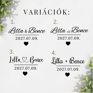 Homok ceremónia, Homokceremónia szett felirattal, Esküvői Homok ceremónia, Homoköntő ceremónia, Dekorhomok - esküvő - emlék & ajándék - nászajándék - ceremónia szett - Meska.hu