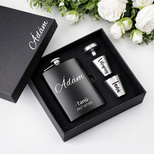 Tanú felkérő szett, Tanú felkérő, Örömapa szett, Esküvői feles pohár, Férfi Tanú ajándék, Lapos üveg,Egyedi tanú felkérő, Esküvő, Meghívó & Kártya, Tanú felkérő, Fotó, grafika, rajz, illusztráció, Mindenmás, MESKA