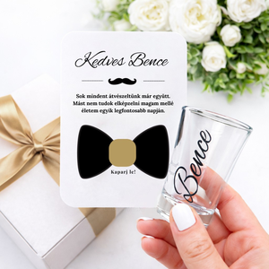 Tanúfelkérő szett, Esküvői feles pohár, Tanú felkérő szett, Férfi Tanú ajándék, Egyedi tanú felkérő, Legénybúcsú, Esküvő, Meghívó & Kártya, Tanú felkérő, Fotó, grafika, rajz, illusztráció, Mindenmás, MESKA
