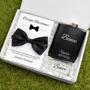 Tanú felkérő, Örömapa szett, Esküvői feles pohár, Tanú felkérő szett, Férfi Tanú ajándék, Egyedi tanú felkérő - Meska.hu