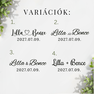 Homokceremónia szett felirattal, Homok ceremónia, Esküvői Homok ceremónia, Homoköntő ceremónia, Dekorhomok - esküvő - emlék & ajándék - nászajándék - ceremónia szett - Meska.hu