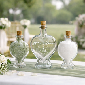  Esküvői Homok ceremónia, Homokceremónia szett felirattal, Homok ceremónia, Homoköntő ceremónia, Esküvői ceremónia szett - Meska.hu