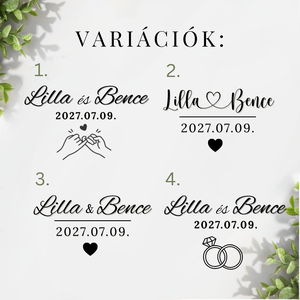  Esküvői Homok ceremónia, Homokceremónia szett felirattal, Homok ceremónia, Homoköntő ceremónia, Esküvői ceremónia szett - esküvő - emlék & ajándék - nászajándék - ceremónia szett - Meska.hu