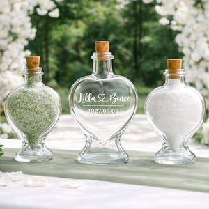 Homokeremónia - Homokceremónia szett felirattal, Homok ceremónia esküvőre - Meska.hu