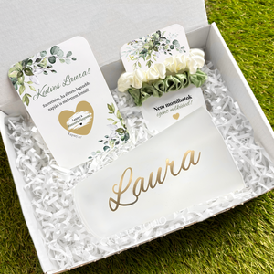 Koszorúslány felkérő ajándék – repohár és kaparós kártya szett, Esküvő, Meghívó & Kártya, Koszorúslány felkérő, Fotó, grafika, rajz, illusztráció, Mindenmás, Ez az egyedi koszorúslány ajándék és koszorúslány felkérő szett tökéletes választás, ha különleges ..., MESKA