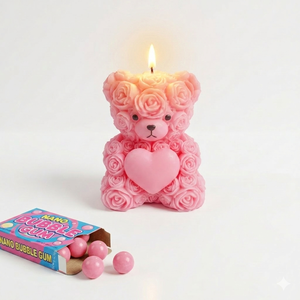 Teddy gyertya 4 színben 4 illattal, Otthon & Életmód, Gyertya, illat, aroma, Gyertya, , MESKA