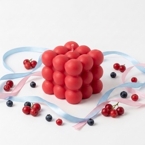 Bubble gyertya 4 színben, 4 illattal - otthon & életmód - gyertya, illat, aroma - gyertya - Meska.hu