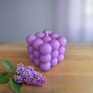 Bubble gyertya 4 színben, 4 illattal - otthon & életmód - gyertya, illat, aroma - gyertya - Meska.hu
