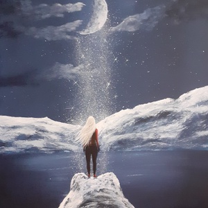 Alene, Művészet, Festmény, Akril, Festészet, MESKA