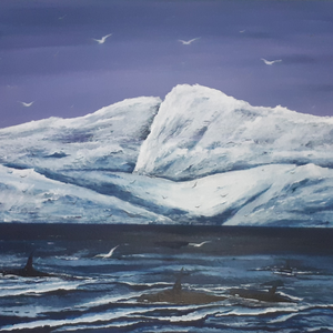 Ingen kan h�yra deg, Művészet, Festmény, Akril, Festészet, MESKA